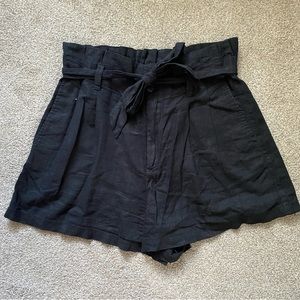 Madewell Paperbag Linen Shorts